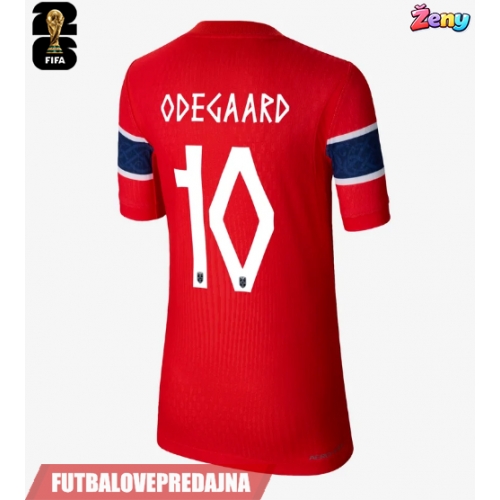 Lacne Ženy Futbalové dres Nórsko Martin Odegaard #10 MS 2026 Krátky Rukáv - Domáci